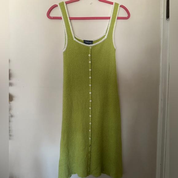 ModCloth light green midi mid length dress - Picture 3 of 3